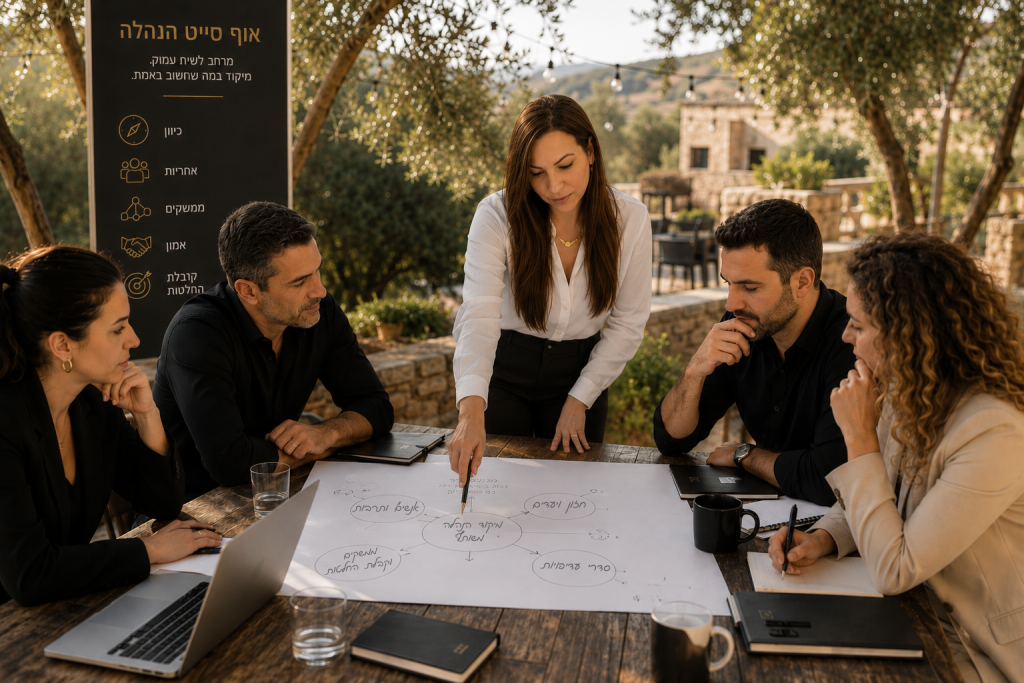 אוף סייט הנהלה